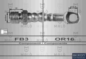 MALÓ 8014 - LAT. FRENO DEL. MERCEDES MB-100-130-150