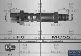 MALÓ 80416 - LATIGUILLO FRENO BMW