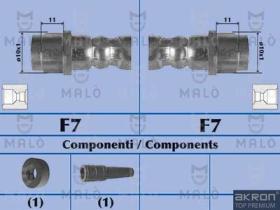 MALÓ 80171 - LATIGUI.FRENO DELANT.AUDI A-4 VARIOS