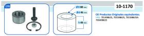 IJS 101170 - 10-1170 = 10-1213 = 10-1271 KIT DE RUEDA VOLKSWAGEN TRANSPOR