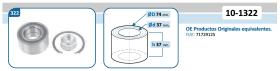 IJS 101322 - KIT DE RUEDA FIAT