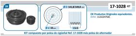 IJS 171028KIT - KIT POLEA CIGüEñAL + POLEA ALTERNA. ADAP. A BMW
