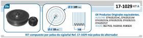 IJS 171029KIT A - KIT POLEA CIGüEñAL + POLEA ALTERNA. ADAP. A AUDI