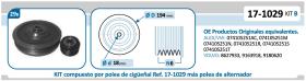 IJS 171029KIT B - KIT POLEA CIGüEñAL + POLEA ALTERNA. ADAP. A AUDI - WOLKSWAGE