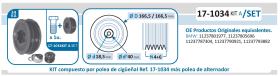 IJS 171034KIT A - KIT POLEA CIGüEñAL + POLEA ALTERNA. ADAP. A BMW