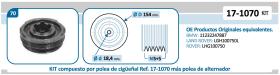 IJS 171070KIT - KIT POLEA CIGüEñAL + POLEA ALTERNA. ADAP. A ROVER. BMW. LAND