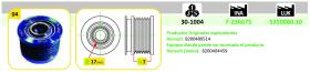 IJS 301004 - POLEA ALTERNADOR DACIA - NISSAN - OPEL -  RENAULT