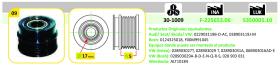 IJS 301009 - POLEA ALTERNADOR AUDI - SKODA - VW