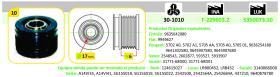 IJS 301010 - POLEA ALTERNADOR CITROëN - FIAT - FORD - LANCIA - MAZDA - PE