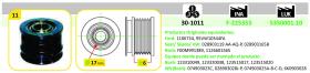 IJS 301011 - POLEA ALTERNADOR FORD - SEAT - SKODA - VW