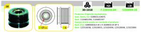 IJS 301018 - POLEA ALTERNADOR SEAT - SKODA - VW
