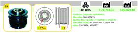 IJS 301025 - POLEA ALTERNADOR MERCEDES BENZ