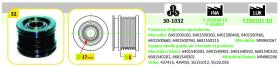 IJS 301032 - POLEA ALTERNADOR MERCEDES - MITSUBISHI - SMART