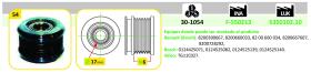 IJS 301054 - POLEA ALTERNADOR DACIA - NISSAN - RENAULT