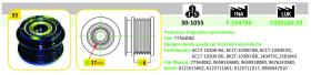 IJS 301055 - POLEA ALTERNADOR CITROëN - FORD - PEUGEOT