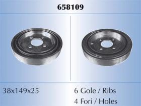 MALÓ 658109 - POLEA CIGUENAL PSA C5/406 1.8 16V
