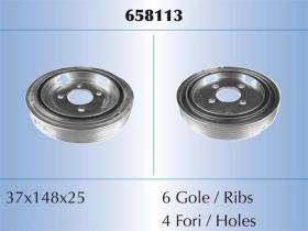 MALÓ 658113 - POLEA CIGUENAL PEUGEOT 206 2.0