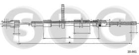 STC T480377 - CABLE FRENO R 4GTL (1128)  DX-RH