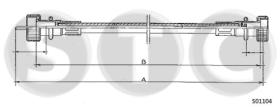 STC T480465 - CABLE CUENTAKILOMETROS 2000 GTV - 2000