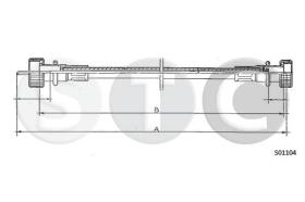 STC T480465 - CABLE CUENTAKILOMETROS 2000 GT