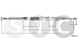 STC T480482 - CABLE FRENO 146 IZQ
