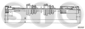 STC T480532 - CABLE CUENTAKILOMETROS 80 ALL MM.?1250