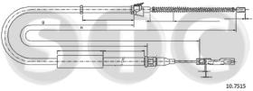 STC T480583 - CABLE FRENO A2 ALL (DRUM BRAKE) (CH. 8FRENO AUDI