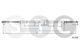 STC T480594 - CABLE FRENO A8 (L) ALL DER