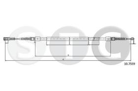 STC T480595 - CABLE FRENO A8 (L) ALL IZQ