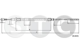 STC T480659 - CABLE FRENO 318 COMPACT ALL (EDERR