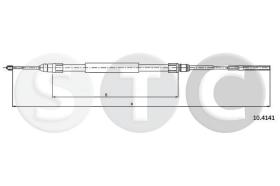 STC T480661 - CABLE FRENO SERIE 5 ALL  W/N IZQ