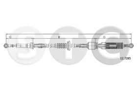 STC T480739 - CABLE CAMBIO JUMPER 2,5D-2,8DT