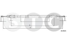 STC T480840 - CABLE FRENO C2 ALL (DISC BRAKEDERR