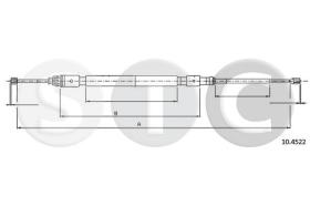 STC T480841 - CABLE FRENO C2 ALL (DRUM BRAKEDERR