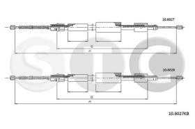 STC T480844 - CABLE FRENO ZX ALL 1,4-1,8-1,9DERR