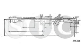 STC T480915 - CABLE CUENTAKILOMETROS 190 ALL