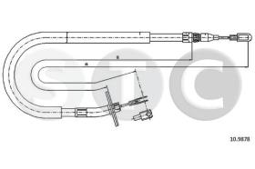 STC T480966 - CABLE FRENO SPRINTERCH.3550 MODERR