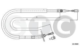 STC T480968 - CABLE FRENO SPRINTERMOD.411/41DERR