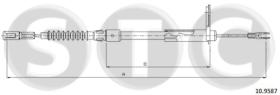 STC T481012 - CABLE FRENO CLASSE S CL500 MOD DX-RH