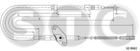 STC T481016 - CABLE FRENO L408D-L410D ALL DX-RH