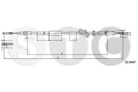 STC T481034 - CABLE FRENO CLASSE EALL IZQ
