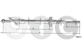 STC T481043 - CABLE EMBRAGUE RITMOALL EXC. D