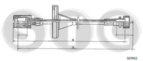 STC T481177 - CABLE CUENTAKILOMETROS PANDA 45 - 750ESEL CUENTAKMS FIAT