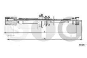 STC T481204 - CABLE CUENTAKILOMETROS 124 SPY