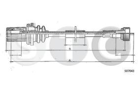 STC T481220 - CABLE CUENTAKILOMETROS DUNA MM