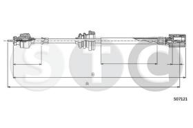 STC T481231 - CABLE CUENTAKILOMETROS DUCATO