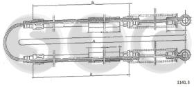 STC T481266 - CABLE FRENO 128 ALL