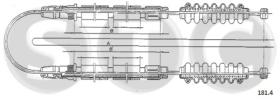 STC T481267 - CABLE FRENO 124 SPYDER