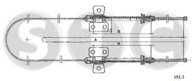 STC T481271 - CABLE FRENO 132 ALL