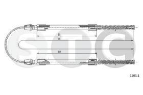 STC T481275 - CABLE FRENO DAILY RUOTE GEMELLTRASS